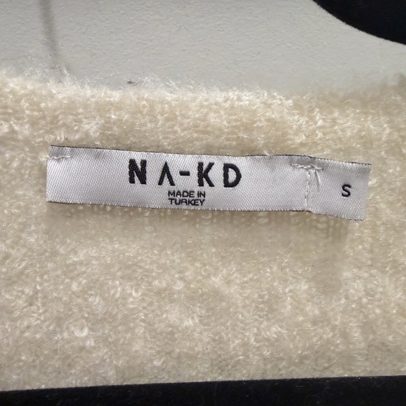 Cream Wrap Sweater - Picture 4 of 5